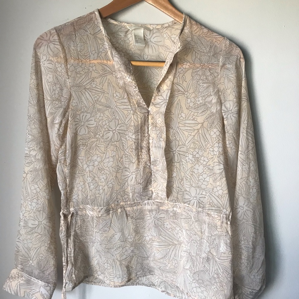 shear long sleeve shirt